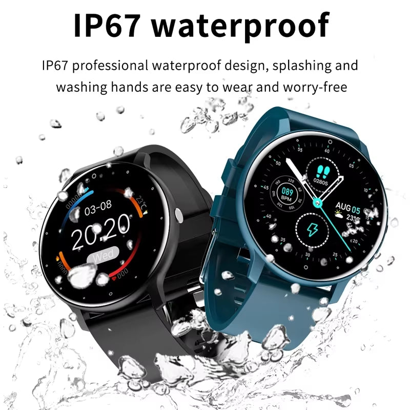 2026 Smart Watch Women Men Ladies Gift Sport Fitness Men Watches Heart Rate Monitor Waterproof Smartwatch for Android IOS
